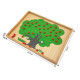 Material Montessori jocul Copacul cu mere