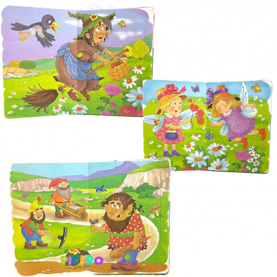 Carte 6 Puzzle Zana din Gradina Graden fairy
