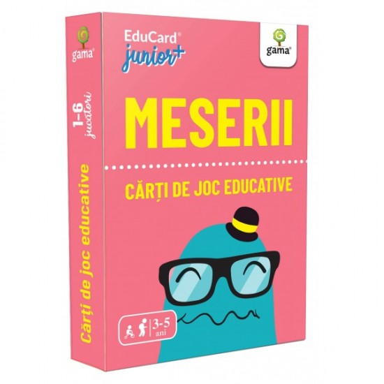 Carti de joc Montessori EduCard JuniorPlus  - Meserii