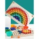 Joc de indemanare Montessori  Rainbow Clip Beads
