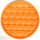 Pop it Antistres din silicon Fosforescent Cerc portocaliu