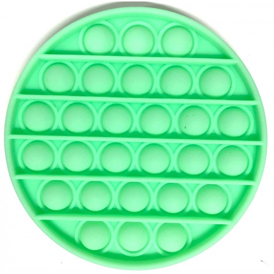 Pop it Antistres din silicon Fosforescent Cerc Verde