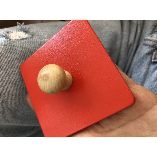Montessori puzzle incastro - forme geometrice si culori din lemn