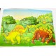 Puzzle carte educational - Dinozauri