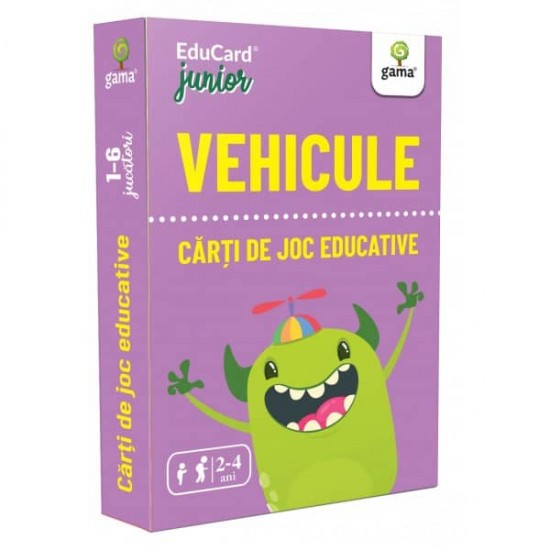Carti de joc Montessori Vehicule