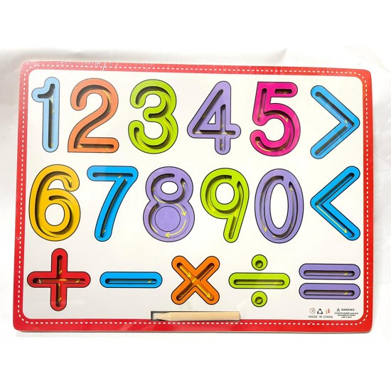 Placa Cifre cu creion pentru trasare