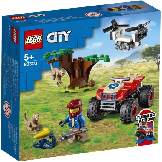 LEGO CITY ATV DE SALVARE A ANIMALELOR SALBATICE 60300